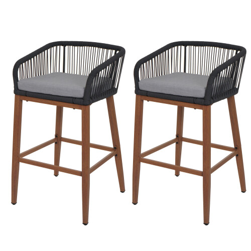 Tabouret de bar MCW-O22 (lot de 2)