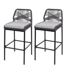 Tabouret de bar MCW-O21 (lot de 2)