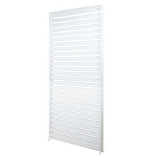 Aluminium Lamellenwand für Pergola MCW-N94 3x3m, Lamellenpaneel Modul Seitenwand Sichtschutz, 213x94cm