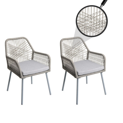 Chaise de jardin MCW-O12 (lot de 2) 1