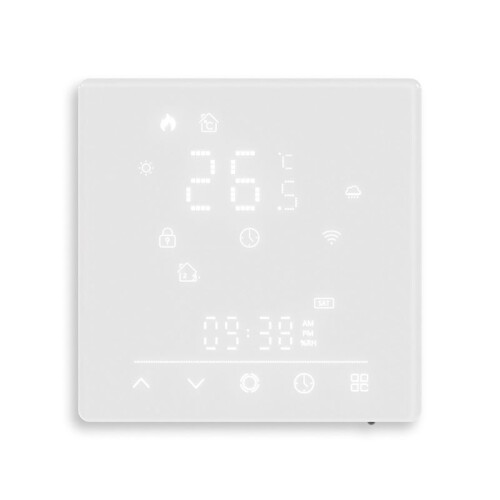 Tuya WiFi Matter Thermostat Boiler Heating Temperature Controller Support APP Remote Control Alexa Voice Control White