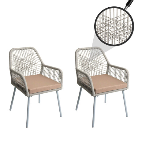 Chaise de jardin MCW-O12 (lot de 2) 1