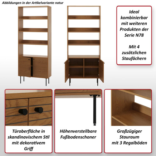 Étagère à livres MCW-N78 2
