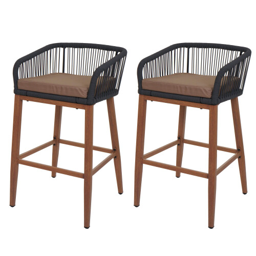 Tabouret de bar MCW-O22 (lot de 2)