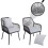 Chaise de jardin MCW-O12 (lot de 2) 2