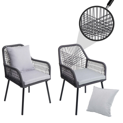 Chaise de jardin MCW-O12 (lot de 2) 1