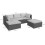 Poly-Rattan Garnitur MCW-O46, Balkon-/Garten-/Lounge-Set Sofa Sitzgruppe 3