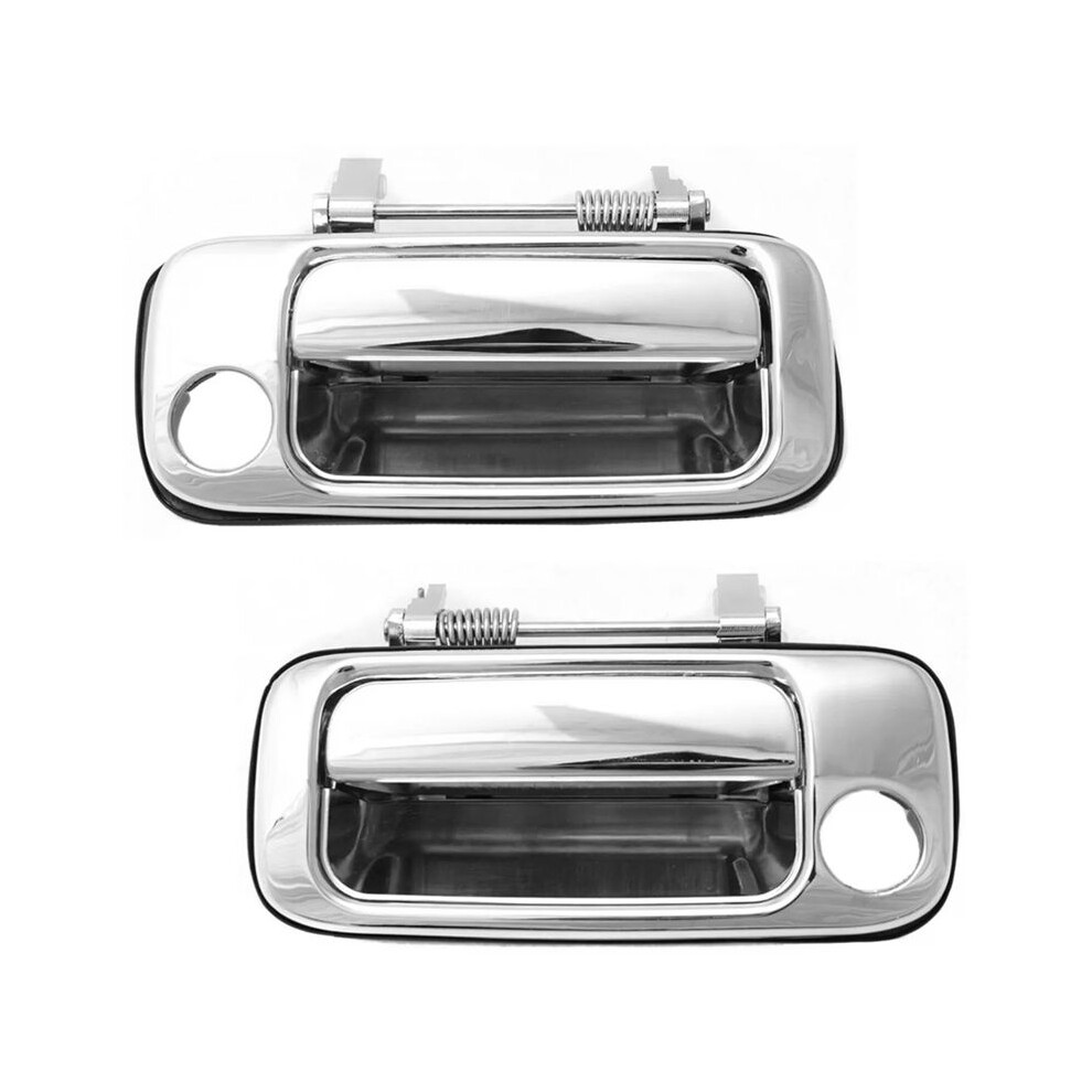 1Pair Exterior Door Handle For Land 80 Lc80 1991-1997 69210-60010 69220-60010 Outside Door Chrome Pull 6033059040042