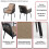 Chaise de jardin MCW-O12 (lot de 2) 2