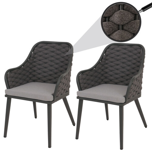 Chaise de jardin MCW-O16 (lot de 2) 1