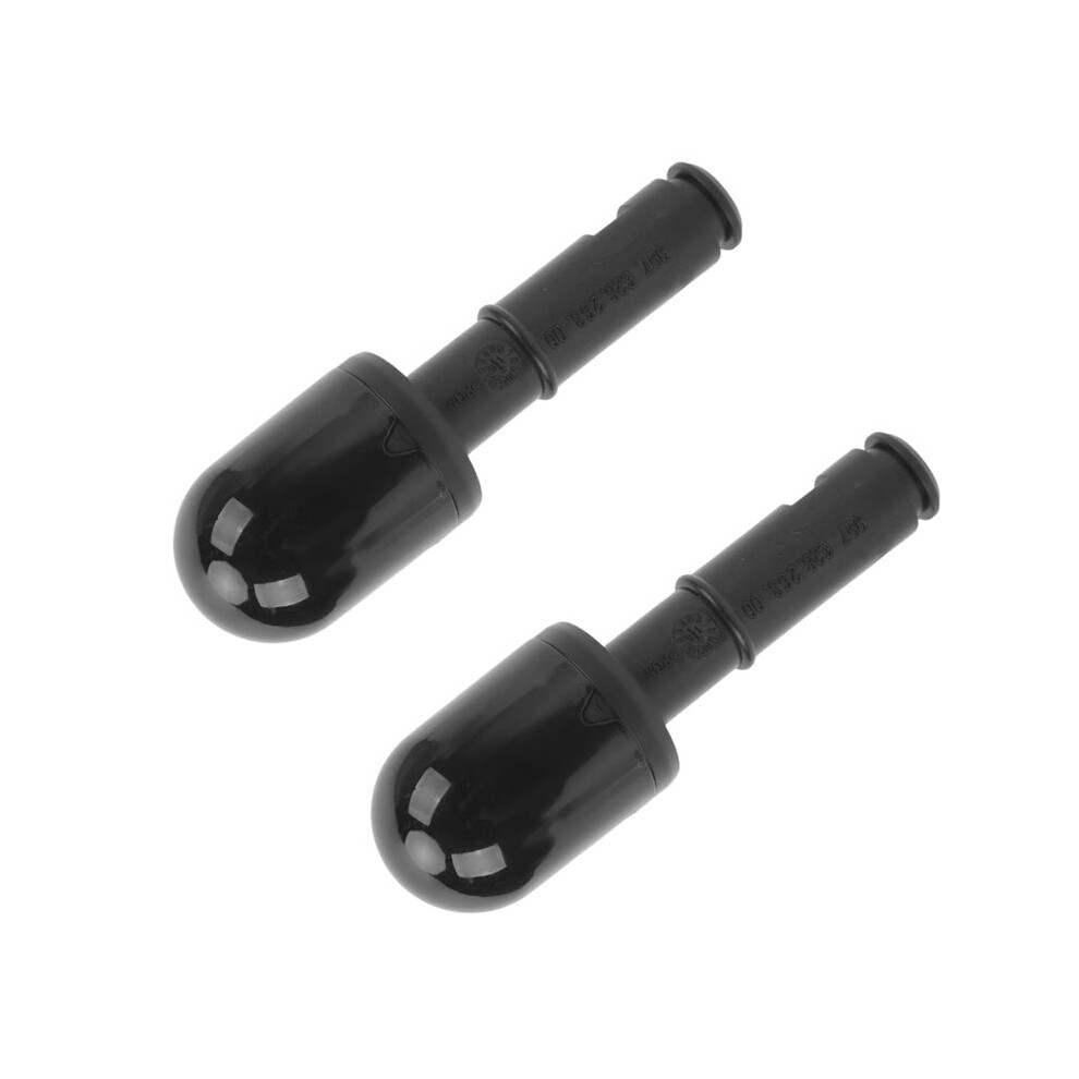 2Pcs Headlight Washer Nozzle Spray Jet For 911 99762826300 Black 6032099796117