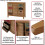 Commode de pharmacien MCW-O63 3