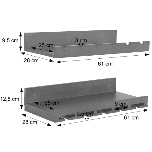 Casiers à bouteilles MCW-P22, lot de 2 2