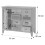 Commode de pharmacien MCW-O63 4