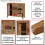 Commode de pharmacien MCW-O63 3