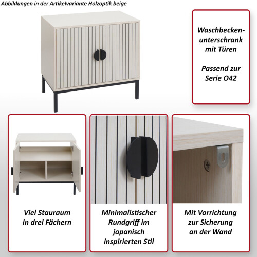 Meuble sous lavabo MCW-O42 1