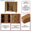 Commode de pharmacien MCW-O63 3