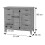 Commode de pharmacien MCW-O63 4