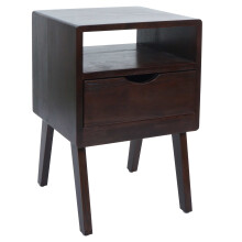 Nachttisch MCW-P16, Kommode Beistelltisch Nachtschrank Schrank, Schublade Fach 64x42x40cm