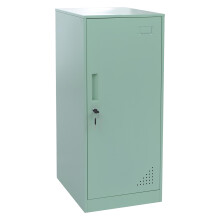 Armadietto MCW-P63, con serratura, armadio ufficio faldoni documenti, con appendiabiti, 90x38x45cm, acciaio ~ verde chia