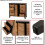 Commode de pharmacien MCW-O63 3