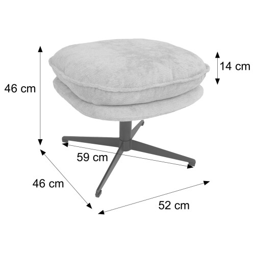 Tabouret rembourré MCW-P32 2