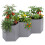 Jardinière sur pied MCW-P64 (lot de 3) 2