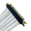 PCIe 5.0 X16 GPU  Card Extension Cable PCI-E 5.0 Gen5 64GB/S Silver-Plated Cable 90Right Angle Riser Cable 15cm 2