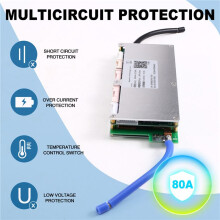 Für ANT BMS 10S Bis 32S 80A Bms LiFePo4 LTO Li-Ion-Akku Integriertes 16S NCM EV-Batteriemonitor