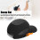 Bump Hat 030 Einheitsgröße Schwarz mit orangefarbener Kante Spitzkappe 10