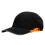 Bump Hat 030 Einheitsgröße Schwarz mit orangefarbener Kante Spitzkappe 16