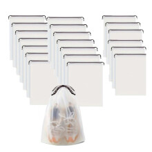 20 STKS Draagbare Schoen Touw Diversen Opbergtas Reizen Transparante Plastic Opbergtas Waterdichte Opbergtas