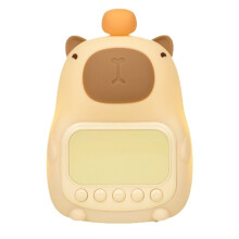 Night Light with Digital Clock, Silicone Animal Night Light Rechargeable Tabletop Decoration Lamp,Lamp