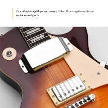 Zinklegering Bas Pickup Cover Beschermer Brug Afdekplaat voor Jazz Basgitaar Elektrische Bas Accessoires