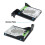 Atualize o Suporte de Disco Rígido HDD SSD de 2,5 Polegadas com Parafusos para  2 PS2 SCPH-30000 e SCPH-50000 Fat Game Console 5
