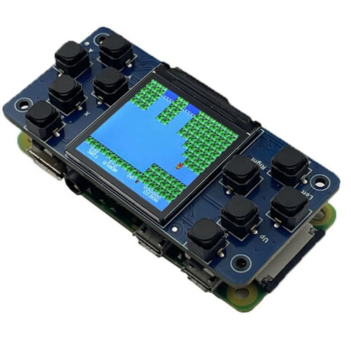 Para Raspberry Pi Zero 2W /3B/4B/PI5 Módulo Pantalla LCD de 1,3 Pulgadas con Botones de Juego y Módulo de Altavoz 2