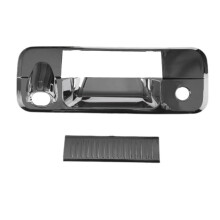 Copri Maniglia Portellone Posteriore Auto, Rivestimento Adesivo per Maniglia Bagagliaio per Tundra 2007-2013, Argento
