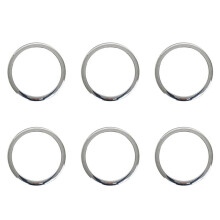 6X Kit de BateríA de 6 Pulgadas Anillos de Orificio para Bombo Accesorios para Herramientas de PerforacióN de Tambor