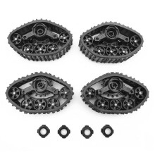 4St Snow Track Wheel DäCk för WPL C14 C24 C24-1 B14 B24 1/16 RC Biluppgraderingsdelar TillbehöR