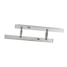 Parallel ruler for marine navigation, accurate, large transparency, navigation, parallel ruler, clear scale, easy to use to measure (450 mm) 450mm.