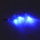 Archery Nocks Blue Lighted 3 Pack 6.2mm Auto Switch for Night Shooting 13