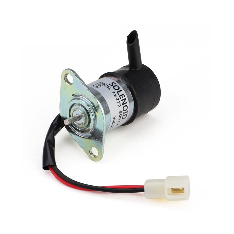 12V Fuel Shutoff Solenoid 1627160012 1627160010 For Kubota Excavator Quick Engine Shutdown 9382693877000