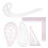 Pattern Making Design Ruler Kit, Flexible Measuring Tool Sew French Curve Ruler for Beginners, Fashion Design Template Multi-function Ruler Plastic 5