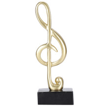 Statua moderna, scultura musicale, decorazione unica per la casa, statuetta a forma di nota musicale, qualità premium, design di lusso europeo,
