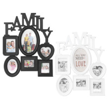 Family Photo Frame Set of 2 for Wall &amp; Desktop Bright Finish 8x10 Inch