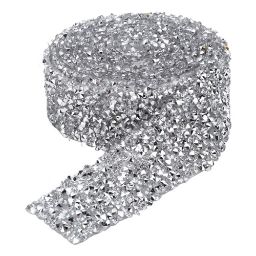 3 cm breite Strass-Kette, Hotfix-Harz, 1