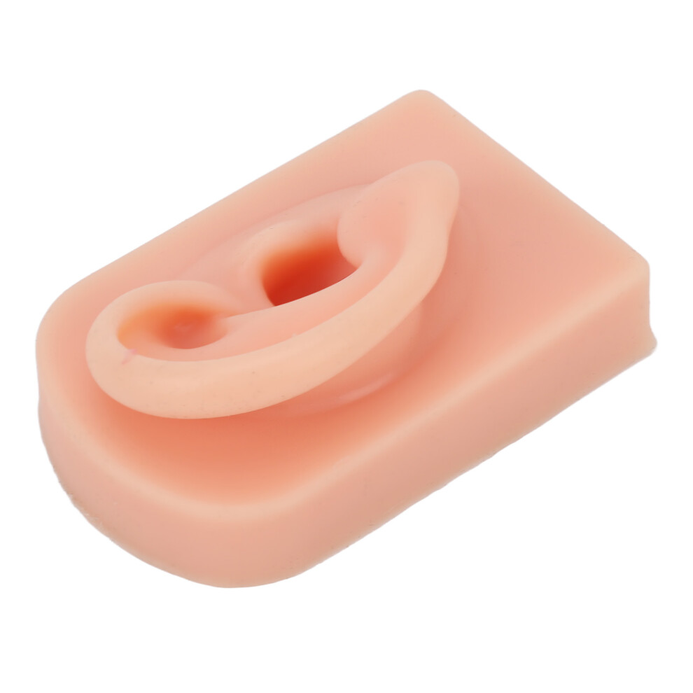 Light Realistic Silicone Right Ear Model For Piercing & Earring Display