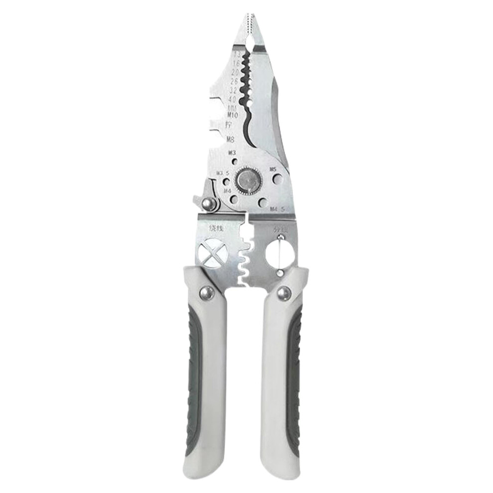 Wire Crimper, Wire Stripping Tool Wire Stripper Crimping Tool Multipurpose Wire Splicer Cable Stripper For Electricians, Maintenance, Home 9382693691118