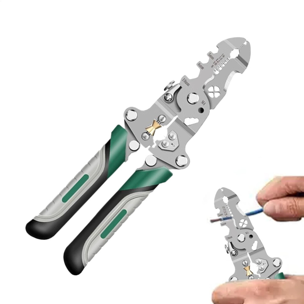 Multifunctional Wire Stripper Â Foldable, Cable Cutter, Crimping Tool 9347817010008