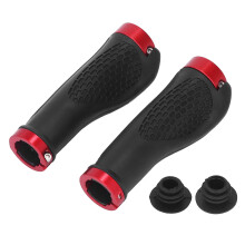 Ergonomic Design Handlebar Grips Anti Slip Aluminum Alloy Locking Ergonomic Comfortable Grip Shock Absorption Mountain Bike MTB BMX Scooter Grips